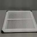 HVAC Premium 14 x 16 Duct Opening Steel Return Air Filter Grille, for 1-inch Filter, Removable Door, Flat Stamped HVAC Vent Cover Grille, Outer Dimensions 16.5 x 18.5