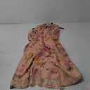 Jessica Howard Women's Fit and Flare Midi Dress with Tie Neck in Chiffon Lurex  size 8