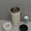 22oz Full-Day Cold-Chain Breastmilk Cooler, Double-Wall Vacuum Stainless Steel with 360 Cooling, Keeps Milk 50F for 24 Hours, Leak-Proof BPA-Free, Easy to Clean, Includes 2 Bottles