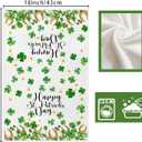 XCHI Gnomes Green Shamrocks Clovers Horseshoes St. Patrick's Day Kitchen Towels Dish Towels 18x26 Inch Home Kitchen Decorations Hand Towels Set of 2 Drying Dishcloth