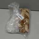 Curvier 25 Pcs Velvet Christmas Bows for Xmas Tree, Door, Gift, Staircase Decor, Vintage Wreath Bow Christmas Tree Ornaments(5x7 Inch, 1" Wide) Camel