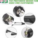 10L0L Golf Cart EZGO Dual Ignition Coil with Spark Plugs for EZGO 4-Cycle 1991-2002 Pre-MCI Engine/Robin 295CC Robin 350CC Gas Models, OEM 26652G01,EPIGC103