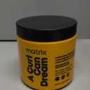 Matrix A Curl Can Dream Moisturizing Leavein Cream  Moisturizes & Defines Curls For Curly, Coily, and Wavy Hair, Protects from Heat Styling, Frizz Control & Detangler, 16.9 Fl Oz