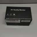 18 in 1 Air Quality Monitor Indoor, Portable CO2 Detector for CO2, Temperature (F), Humidity, VOC, PM2.5, PM1.0, PM10 & Time Display, Dual Chip & High Accuracy Air Quality Tester for Home (White)