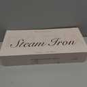 Travel Steamer Iron Portable, 180 Rotatable Press Iron Handheld, No Ironing Board Needed, 2X Larger Leak-Proof Tank, Quick De-Wrinkle, Sharp Creases, Easy to Use w/ 3 Temp Settings, Optional Steam