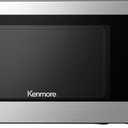 Kenmore Countertop Microwave, 6 Auto-Preset Menus, Child Lock, Defrost & Express Cooking Features, 900 Watt, .9 Cu Ft, Stainless Steel