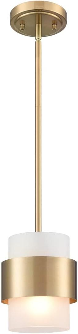 DEYNITE Modern Home Pendant Light Fixtures Hanging Light for Kitchen Island (Rod 1)