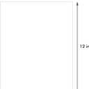 25 Pack Backing Boards Only - 9x12 Uncut White Mats Matboards, Acid Free & White Core Backerboards, Ideal for Photos/Pictures/Prints/Frames/Arts