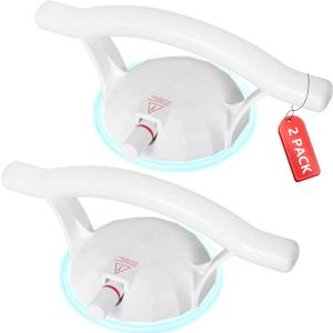 Upgraded Suction Grab Bars for Shower, 2 Pack 440lb Bathroom Safety Grab Bars for Bathtubs and Showers Heavy Duty, No Drilling Strong Suction Shower Handle for Seniors Elderly Disabled,Pregnant