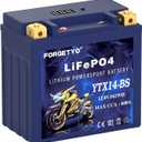 YTX14-BS Lithium Motorcycle Battery, ATV Battery 12V 8AH 600CCA Compatible with Yamaha Scooter Snowmobile Jet Ski, Scooter, PWC & More