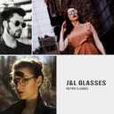 J&L Glasses Retro Flip-Up Round Goggles Steampunk Sunglasses