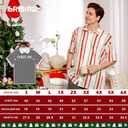 BRISIRA Mens Christmas Shirt Santa Claus Hawaiian Ugly Collared Short Sleeve Printed Button Party Casual Regular Fit S - 6XL