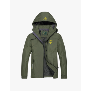 GIISAM Mens Windproof Jacket Waterproof Lightweight Mountain Sport Jacket for Men Hooded Windbreaker Raincoat, Medium