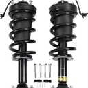 Front Air Strut Shock Absorber with Spring Magnetic Assembly Compatible with 2015-2020 Cadillac Escalade ESV Chevrolet Suburban Tahoe GMC Yukon XL Replace# 84176631, 23464589, 580-1108