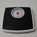 Taylor Battery Free Analog Scales for Body Weight, 330LB Capacity, Easy to Read Large 4.25-inch Dial, 10.3 x 10.6-inch Vinyl Mat Platform, Black