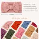 jollybows 18pcs Baby Nylon Headbands Hair Bow Elastics Hairbands Hair Accessories for Baby Girls Newborn Infant Toddlers Kid