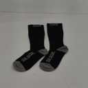 SB SOX Compression Socks for Men & Women (20-30 mmHg) - Best Support Stockings for Travel, Medical, and Sports - Perfect for Everyday Wear (Small, Black/Gray)