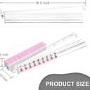 Mahjong Racks with Pushers 4PCS Set Majiang Tile Holder Acrylic Mahjong Racks Accessories and Gifts