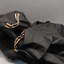 QH.HOME Fire Pit Cover Rectangular Super Waterproof 44" L x 28" W x 24" H, UPF 50+ Outdoor Fire Pit Table Cover 600D Strong Tear Resistant and Fading Resistant for Rectangular Fire Pit - Black