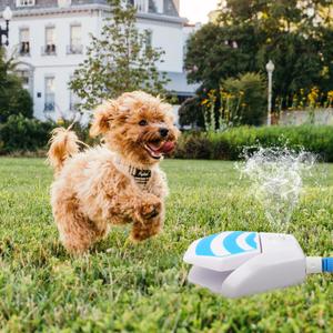 All For Paws Dog Water Fountain, Dog Sprinkler Paw Activated, Outdoor Water Fountain for Dog Drinking, Step On Pet Water Dispenser