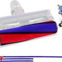 Soft Roller Brush Bar + End Cap Replacement for Dyson V6 V7 V8 V10 V11 Vacuum Cleaner Head High Absorption Vacuum Neat Tools Replacement Parts