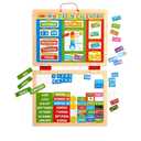 Melissa & Doug My First Daily Magnetic Calendar - Activities Calendar for Kids, Weather and Seasons Calendar for Preschoolers and Kids Ages 3+