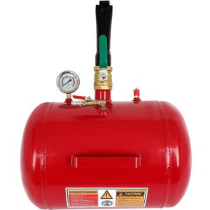 SCITOO 7.5 Gallon Vehicle Air Tire Bead Seater 145 PSI Blaster Tool Seating Inflator Truck ATV - Red