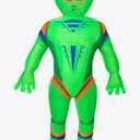 Inflatable Costume Alien Halloween Inflatable Costumes for Teen Alien Kidnapping Inflatable Costumes,Funny Halloween (Alien Warrior)