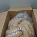 Uvvyui Knot Pillow Ball, Soft Home Decorative Pillows, Round Throw Pillow, Handmade Knotted Plush Pillow, Round Boucle Pillow Cushion (14 Inches Khaki) (Large (Pack of 1))