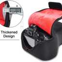 CADeN DSLR SLR Camera Sleeve Case with Neoprene Protection, Compatible for Nikon, Canon, Pentax, Sony and ect (Medium Black)