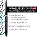 L'Oreal Paris Infallible Grip Mechanical Gel Eyeliner Pencil, Smudge-Resistant, Waterproof Eye Makeup with Up to 36HR Wear, Blue Jersey, 0.01 Oz