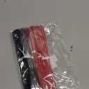 ZERODECO Party Decoration, 21 Pcs Black and Red Hanging Paper Fans Pom Poms Flowers, Garlands String Polka Dot and Triangle Bunting Flags for Minnie Mouse Birthday Parties Baby Showers Wedding