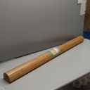 FONUNO Bamboo Wall Panel for Interior Decoration Bamboo Pole Wrap Roll Natural Wainscoting Paneling Decorative Wall Slat Covering for Living Room, Bedroom, Office (48 Inch x 96 Inch, Carbonized)