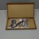 CREATCABIN Wooden Bath Sign Bathroom Decor Wood Cutout Black Letters Laser Cut Wall Art Unfinished Rustic Decorative DIY for Front Door Home Bathroom Toilet Decoration Gift 8.9 x 4.7 Inch