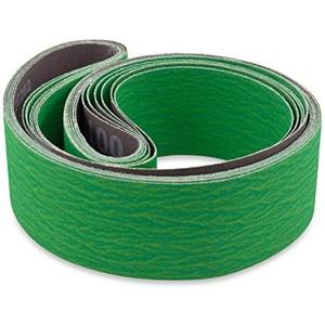 Red Label Abrasives 2 X 72 Inch 120 Grit Metal Grinding Ceramic Sanding Belts, Extra Long Life, 6 Pack