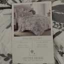 Levtex Home Pisa Reversible King/Cal King Quilt Set (106x92in) with 2 Pillow Shams (36x20in) - Floral Peacock - Grey, Taupe - 100% Cotton King Size Quilt Bedding Set - Lightweight, Soft, Pre-Washed