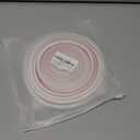 23FT Weather Stripping, Self Adhesive Door Weather Stripping, Silicone Door Seal Strip for Frame& Window (White, 3/8"(W)1/4"T) 23ft(L)