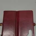 XcaseBar compatible with Samsung Galaxy A17 5G Wallet case with Zipper Credit Card Holder RFID Blocking, Flip Folio Book PU Leather Phone case Shockproof Cover Women Men for Samsung A17 case Red