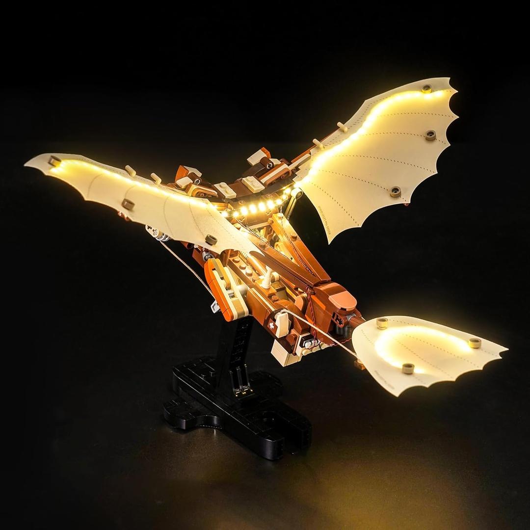 Light kit Compatible with Lego Leonardo da Vinci's Flying Machine - No Model Only Light, LED Lighting Accessories Compatible with Lego The Flying Machine of Leonardo da Vinci 10363