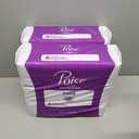 Poise Almohadillas de incontinencia y almohadillas de incontinencia posparto, 6 gotas de mxima absorcin, longitud larga, 45 unidades, el embalaje puede variar
