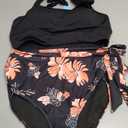 Two Piece High Waisted Swimsuits - Women Tummy Control Bikini Modest Bathing Suit 2PC 2025 (Large, Pink Floral)