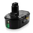 Powilling Innovation 6.5Ah Lithium-Ion Replacement Battery for Dewalt 18V XRP Ni-Cad Battery DC9096 DC9098 DC9099 DE9039 for Dewalt 18Volt Batteries