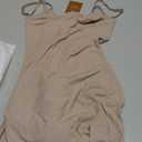 REORIA Women's Basic Sexy Lounge Slip Long Dress Elegant Sleeveless Backless Ribbed Bodycon Maxi Dresses, Medium, Peach Fuzz