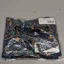 Tipsy Elves Mardi Gras Leggings - Comfortable Non See-Through Mid and High Waisted Stretch Leggings (Black, M)