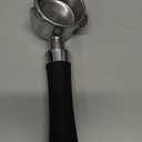 LAOION 54mm Bottomless Portafilter, Espresso Portafilter Precision Extraction with Filter Basket Included, Stainless Steel Portafilter & Black Silicone Handle, Compatible with Breville Machines