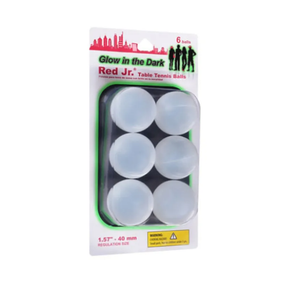 Pong Glow in The Dark Table Tennis Balls (6 Pack)