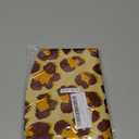 8pcs 4D Leopard Print Aluminum Foil Balloons Set Cheetah Gold Ribbon Wild One Jungle Animal Decorations for Safari Theme Wild One Cheetah Zoo Theme Leo Birthday Party Supplies