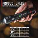 Coast G60R 1000 Lumen Waterproof Rechargeable LED Flashlight, 2-Pack
