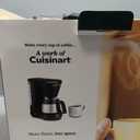 Cuisinart 5-Cup Coffee Maker with Stainless Steel Carafe, Coffee Machine with Removable Water Reservoir, Charcoal Water Filter, 30-Minute Keep Warm, and Brew Pause, DCC-5570NAS, Stainless Steel