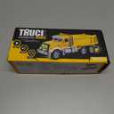 Car Toys for Toddlers, Dump Truck Toy with 1 Self-Lifting Bed, Lights Music Toy Trucks Construction Vehicle with 2 Opening Doors, Toys for 3 4 5 6 Year Old Boy Girl, Kids Christmas Birthday Gifts